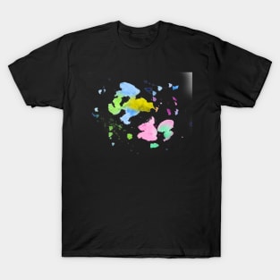 abstract watercolor stains T-Shirt